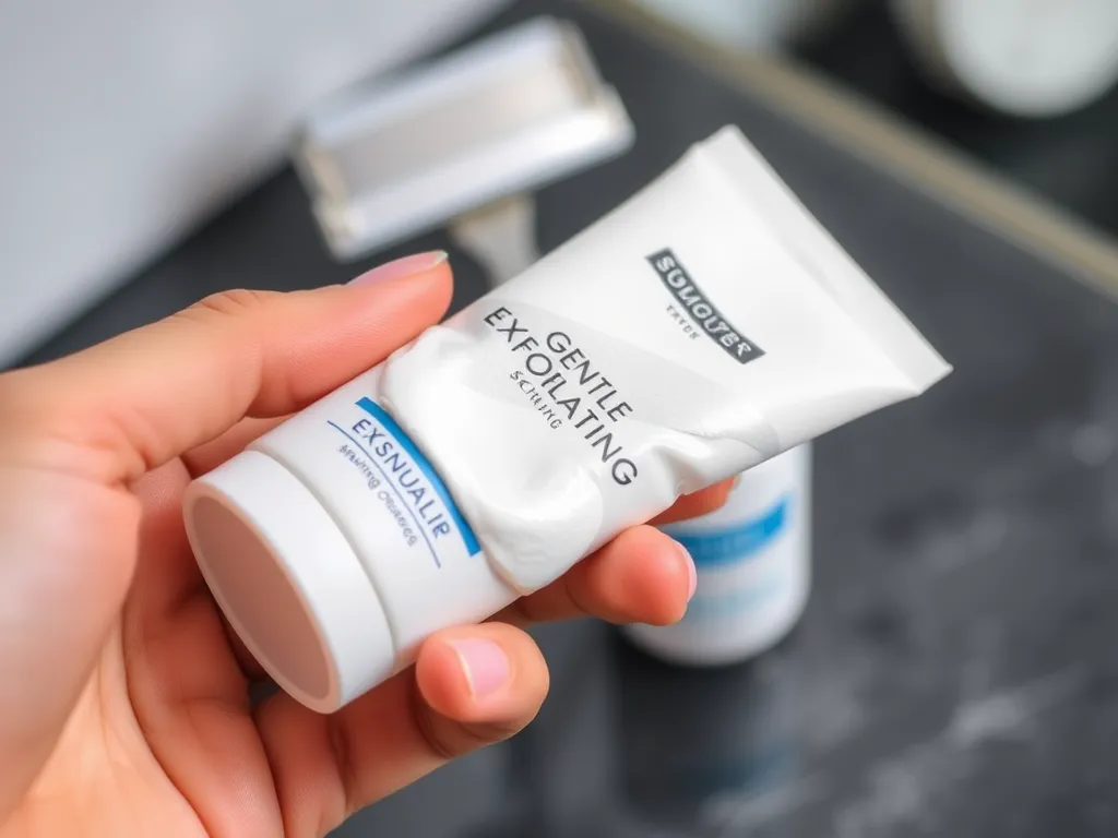 Peeling wykonać przed czy po goleniu?