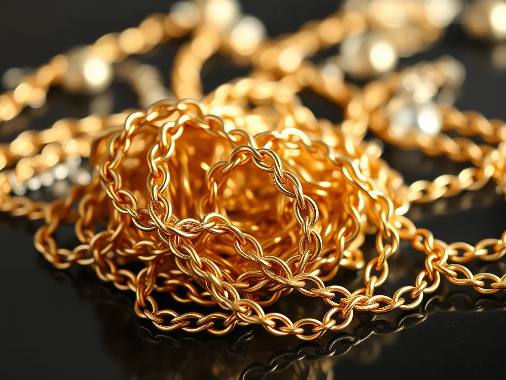 Jak rozplątać złoty łańcuszek?