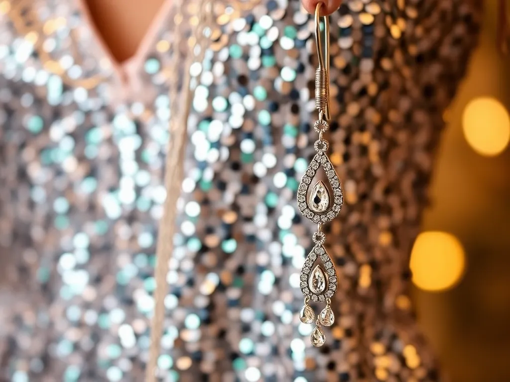 Jakie kolczyki do cekinowej sukienki wybrać?
