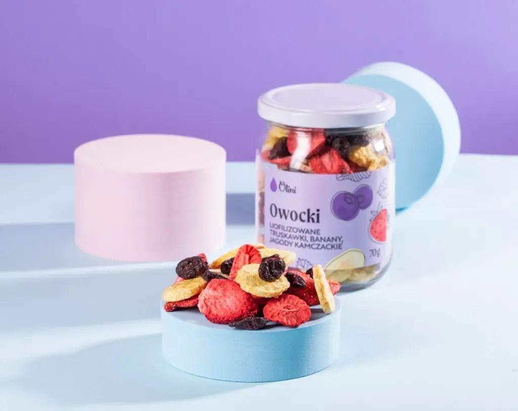 owoce liofilizowane